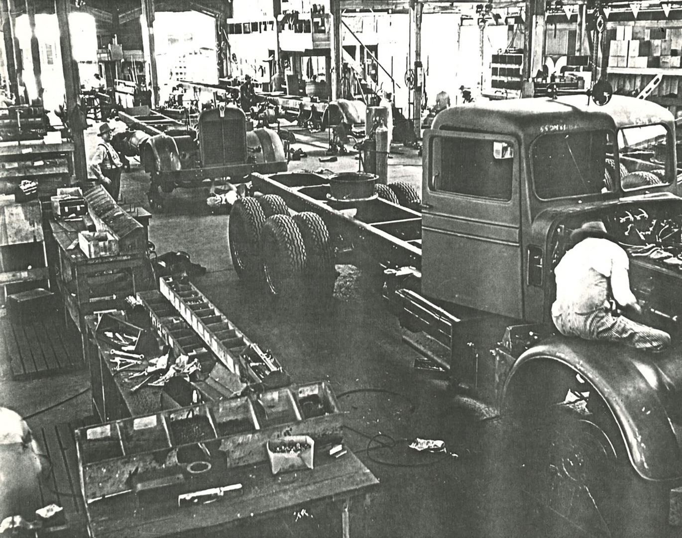 Kenworth factory in 1943