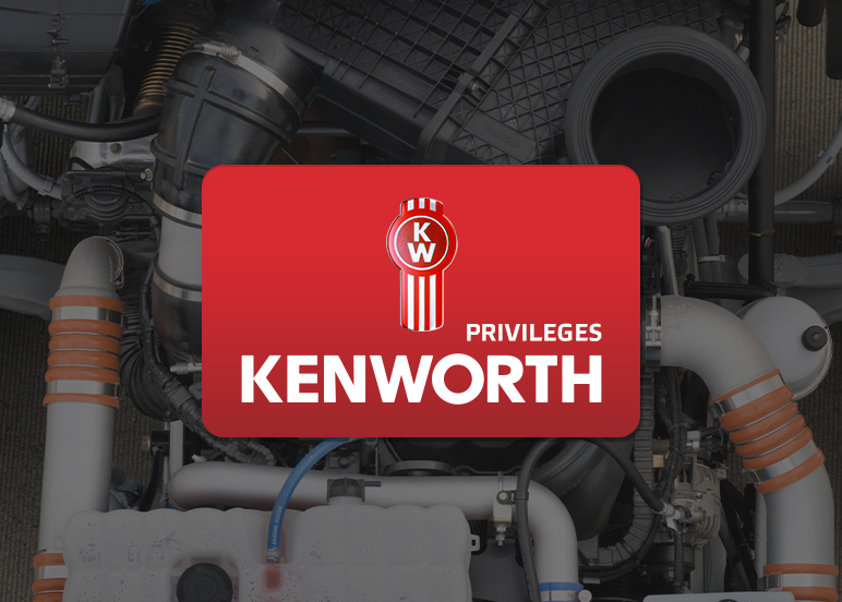 Mockup of Kenworth Privileges card
