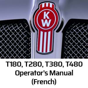 Manuel du Conducteur - T180, T280, T380, T480 (FR)