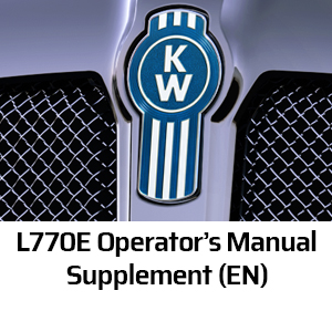 L770E Operator’s Manual Supplement (EN)